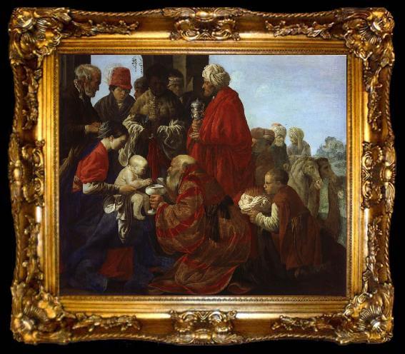 framed  REMBRANDT Harmenszoon van Rijn The Adoration of the Magi, ta009-2